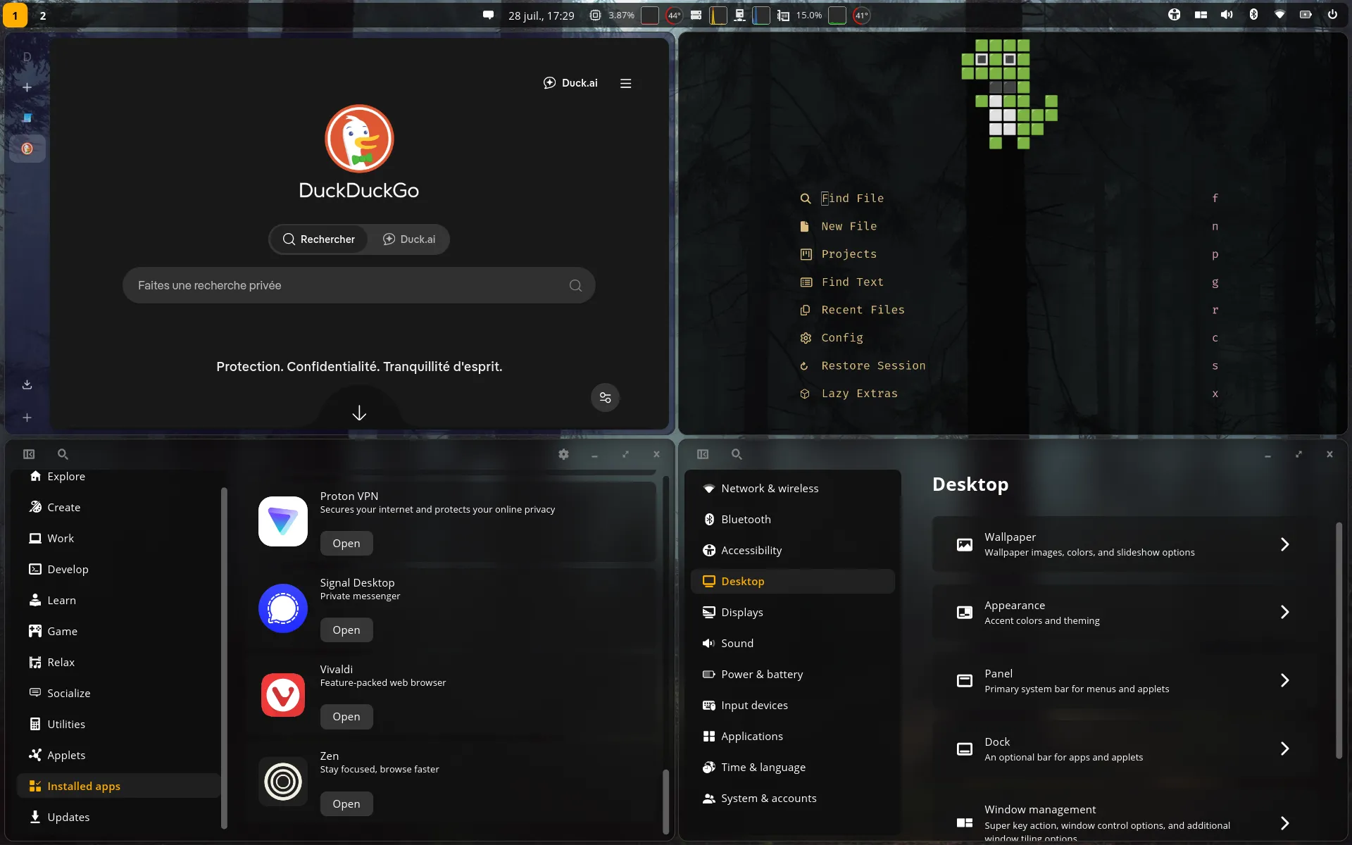 Customized Fedora COSMIC Atomic